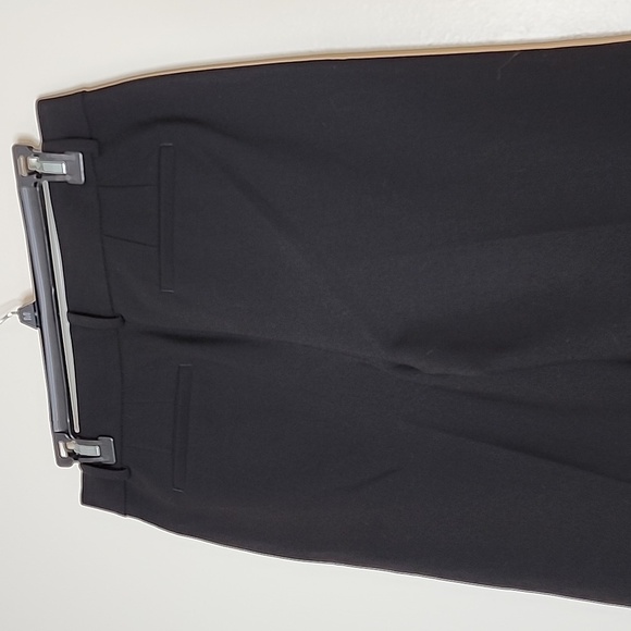 NEW LOFT High Waist Trouser Black Seasonless Classic Straight Wide Leg Preppy - Picture 8 of 16